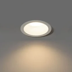 QAZQA Professional Schlafzimmerlampen|Küchenlampen*Einbaustrahler Weiß inkl. LED 3000K-5000K mit Dip-Schalter - Elias