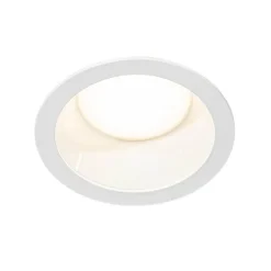 QAZQA Professional Schlafzimmerlampen|Küchenlampen*Einbaustrahler Weiß inkl. LED 3000K-5000K mit Dip-Schalter - Elias