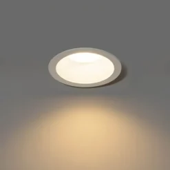 QAZQA Professional Schlafzimmerlampen|Küchenlampen*Einbaustrahler Weiß inkl. LED 3000K-5000K mit Dip-Schalter - Elias