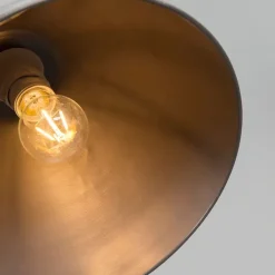 QAZQA Schlafzimmerlampen|Küchenlampen*2er Set Country Hängelampen grau - Dory