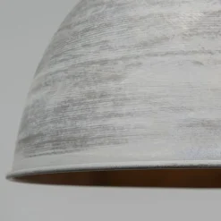 QAZQA Pendelleuchten|Wohnzimmerlampen*3er Set Country Hängelampen grau - Dory