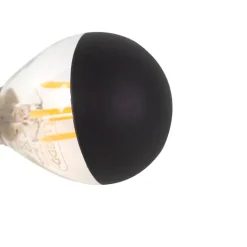 LUEDD Preisvorteil Auf Leuchtmittel|Filament Lampen*5er Set E14 dimmbare LED Filament Glühbirnen P45 schwarz 300lm 2700K