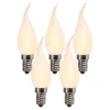 LUEDD Preisvorteil Auf Leuchtmittel|Led Lampen*5er Set E14 LED gefrostete Kerzenlampe BXS35 1W 100 Lumen 2200K