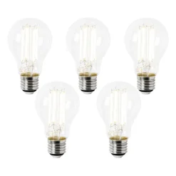LUEDD Preisvorteil Auf Leuchtmittel|Led Lampen*5er Set E27 LED-Glühbirnen A60 Klar 2,2W 470lm 2700K