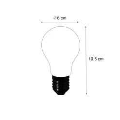 LUEDD Preisvorteil Auf Leuchtmittel|Led Lampen*5er Set E27 LED-Glühbirnen A60 Klar 3,8W 806lm 2700K