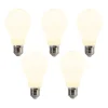 LUEDD Preisvorteil Auf Leuchtmittel|Led Lampen*5er Set E27 LED-Glühbirnen A67 Opal 8W 900lm 2700K