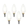 LUEDD Preisvorteil Auf Leuchtmittel|Led Lampen*5er Set E14 LED-Glühbirnen B35 Klar 2,2W 470lm 2700K