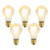 LUEDD Preisvorteil Auf Leuchtmittel|Filament Lampen*5er Set E27 3-Stufen dimmbar LED-Leuchtmittel A60 Goldline 5W 530lm 2200K