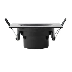 QAZQA Küchenlampen|Led-Strahler*3er Set Einbaustrahler schwarz inkl. LED 3-stufig dimmbar - Miu