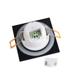 QAZQA Gartenbeleuchtung|Badezimmerlampen*6er Set Einbaustrahler schwarz inkl. LED 3-Stufen dimmbar IP65 - Simply