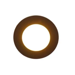 QAZQA Gartenbeleuchtung|Badezimmerlampen*6er Set Einbaustrahler schwarz inkl. LED 3-Stufen dimmbar IP65 - Blanca