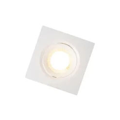 QAZQA Led-Strahler|Einbaustrahler*3er Set Einbaustrahler weiß inkl. LED 3-stufig dimmbar - Miu