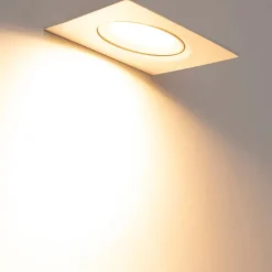 QAZQA Led-Strahler|Einbaustrahler*3er Set Einbaustrahler weiß inkl. LED 3-stufig dimmbar - Miu