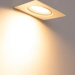 QAZQA Led-Strahler|Einbaustrahler*3er Set Einbaustrahler weiß inkl. LED 3-stufig dimmbar - Miu