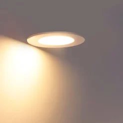 QAZQA Gartenbeleuchtung|Badezimmerlampen*6er Set Einbaustrahler weiß inkl. LED 3-Stufen dimmbar IP65 - Blanca