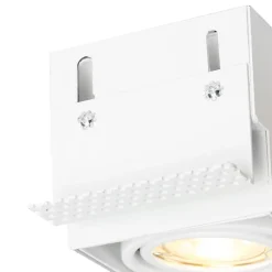 QAZQA Einbaustrahler|Wohnzimmerlampen*6er Set Einbaustrahler weiß GU10 schwenkbar randlos - Oneon