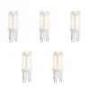 QAZQA Preisvorteil Auf Leuchtmittel|Led Lampen*5er Set G9 dimmbare LED-Lampen Opal 3W 250lm 2700K