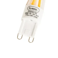 LUEDD Preisvorteil Auf Leuchtmittel|Led Lampen*5er Set G9 LED Filament Leuchtmittel 1,8W 170lm 2300K