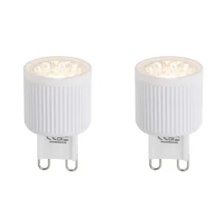 LUEDD Preisvorteil Auf Leuchtmittel|Led Lampen*2er Set G9 24mm LED-Glühbirnen 3W 300lm 2700K
