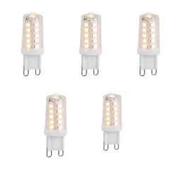 LUEDD Preisvorteil Auf Leuchtmittel|Led Lampen*5er Set G9 3-Stufen dimmbarer LED-Lampen 3W 250lm 2700K