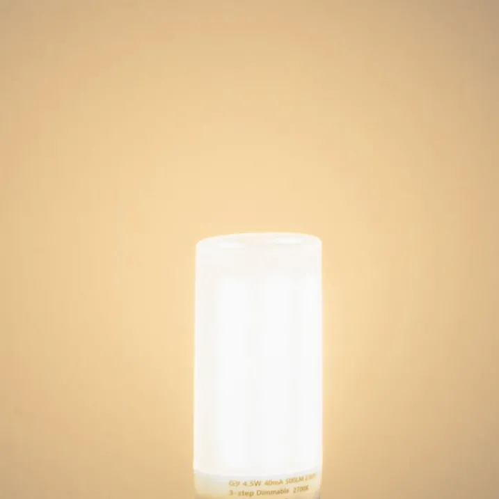 LUEDD Preisvorteil Auf Leuchtmittel|Led Lampen*2er Set G9 3-Stufen dimmbarer LED-Lampen Opal 4,5W 500lm 2700K