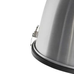 QAZQA Schlafzimmerlampen|Küchenlampen*2er Set Hängelampen Aluminium 38 cm dimmbar - Anteros