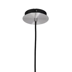 QAZQA Schlafzimmerlampen|Küchenlampen*2er Set Hängelampen Aluminium 38 cm dimmbar - Anteros