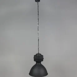 QAZQA Schlafzimmerlampen|Küchenlampen*2er Set Industrie Hängelampen klein matt schwarz - Sicko