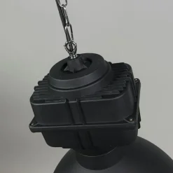 QAZQA Schlafzimmerlampen|Küchenlampen*2er Set Industrie Hängelampen klein matt schwarz - Sicko