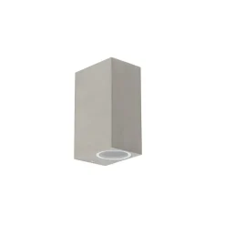 QAZQA Gartenbeleuchtung|Badezimmerlampen*2er Set moderne Wandleuchten Stahl IP44 - Baleno II