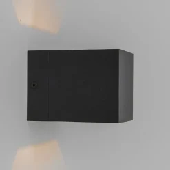 QAZQA Wandleuchten|Wohnzimmerlampen*3er Set moderne Wandleuchten schwarz - Transfer