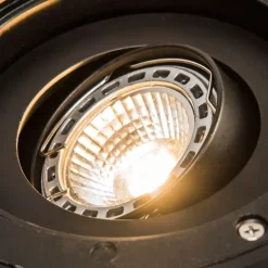 QAZQA Gartenbeleuchtung|Bodenstrahler Außen*6er Set Outdoor Bodenstrahler Edelstahl IP65 - Delux