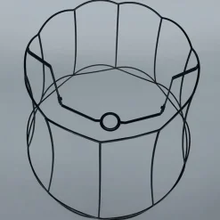 QAZQA Pendelleuchten|Wohnzimmerlampen*2er Set Retro Hängelampen schwarz 50 cm - Granny Frame