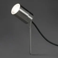 QAZQA Gartenbeleuchtung|Außenstrahler*Erdspieß Strahler Stahl verstellbar IP44 - Solo