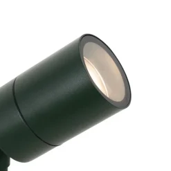 QAZQA Gartenbeleuchtung|Außenstrahler*Erdspießstrahler dunkelgrün verstellbar IP44 - Solo