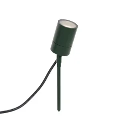 QAZQA Gartenbeleuchtung|Außenstrahler*Erdspießstrahler dunkelgrün verstellbar IP44 - Solo