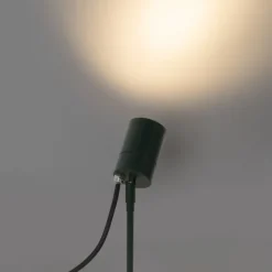 QAZQA Gartenbeleuchtung|Außenstrahler*Erdspießstrahler dunkelgrün verstellbar IP44 - Solo