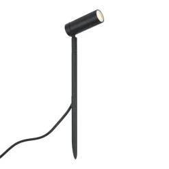 QAZQA Led-Außenleuchten|Außenstrahler*Erdspießstrahler schwarz 40cm inkl. LED Verstellbar IP65 inkl. Kabel und Stecker - Carl