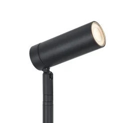 QAZQA Led-Außenleuchten|Außenstrahler*Erdspießstrahler schwarz 40cm inkl. LED Verstellbar IP65 inkl. Kabel und Stecker - Carl