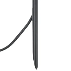 QAZQA Led-Außenleuchten|Außenstrahler*Erdspießstrahler schwarz 40cm inkl. LED Verstellbar IP65 inkl. Kabel und Stecker - Carl