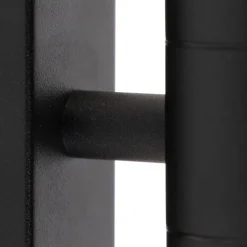 QAZQA Gartenbeleuchtung|Wandleuchten*2er-Set Außenwandleuchten schwarz IP44 - Duo