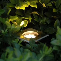 QAZQA Bodenstrahler Außen|Außenstrahler*5er-Set Bodenstrahler Stahl IP65 - Basic Square