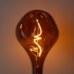 LUEDD Preisvorteil Auf Leuchtmittel|Led Lampen*5er-Set dimmbare E27 LED-Glühbirnen PS160 Braun 4W 120 lm 1800K