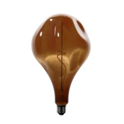 LUEDD Preisvorteil Auf Leuchtmittel|Led Lampen*5er-Set dimmbare E27 LED-Glühbirnen PS160 Braun 4W 120 lm 1800K