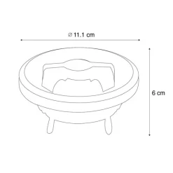 LUEDD Preisvorteil Auf Leuchtmittel|Led Lampen*6er-Set dimmbare G53 LED-Lampen 111mm 12W 600 lm 2700K