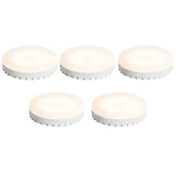 LUEDD Preisvorteil Auf Leuchtmittel|Led Lampen*5er-Set dimmbare GX53 LED-Lampen 7W 750 lm 3000K