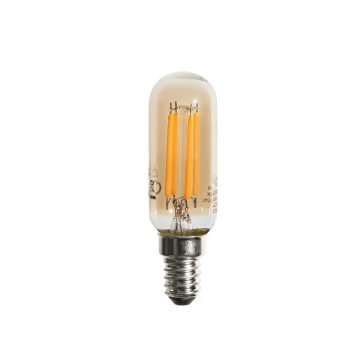 LUEDD Preisvorteil Auf Leuchtmittel|Filament Lampen*5er-Set E14 Dimmbare LED-Glühbirnen Gold T25 4W 300 lm 2200K
