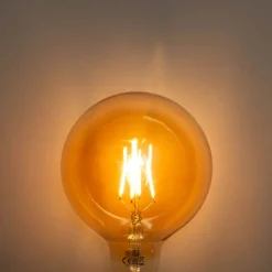 LUEDD Preisvorteil Auf Leuchtmittel|Led Lampen*5er-Set E27 Dimmbare LED-Glühbirnen Gold G125 4,9W 450 lm 2200K