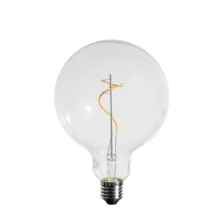 LUEDD Preisvorteil Auf Leuchtmittel|Filament Lampen*5er-Set E27 Dimmbare LED-Glühbirnen Spiralfilament G125 4W 270 lm 2200K