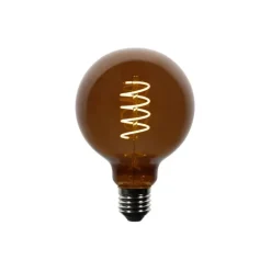 LUEDD Preisvorteil Auf Leuchtmittel|Led Lampen*5er-Set E27 Dimmbare LED-Glühbirnen G95 Braun 4W 120 lm 1800K